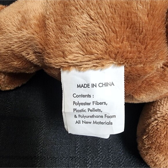 Christmas Reindeer Plush with Big Red Nose and bean bag bottom Holiday Decor - Picture 6 of 6